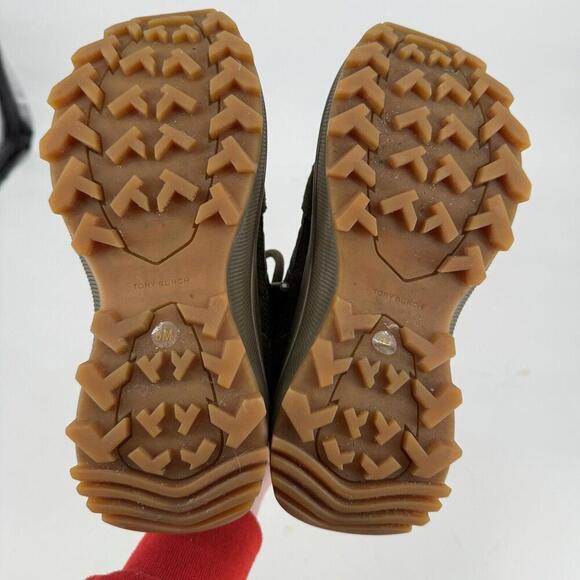 Tory Burch boots womens 6 green adventure lace up outdoor hiking designer luxury - Picture 9 of 10